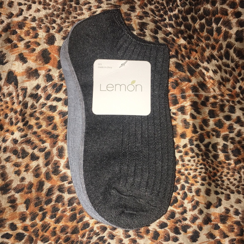 Lemon 3 Pack Ankle Socks OS